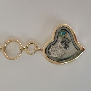 Charm Necklace on a 26" Adjustable Gold Colored Chain